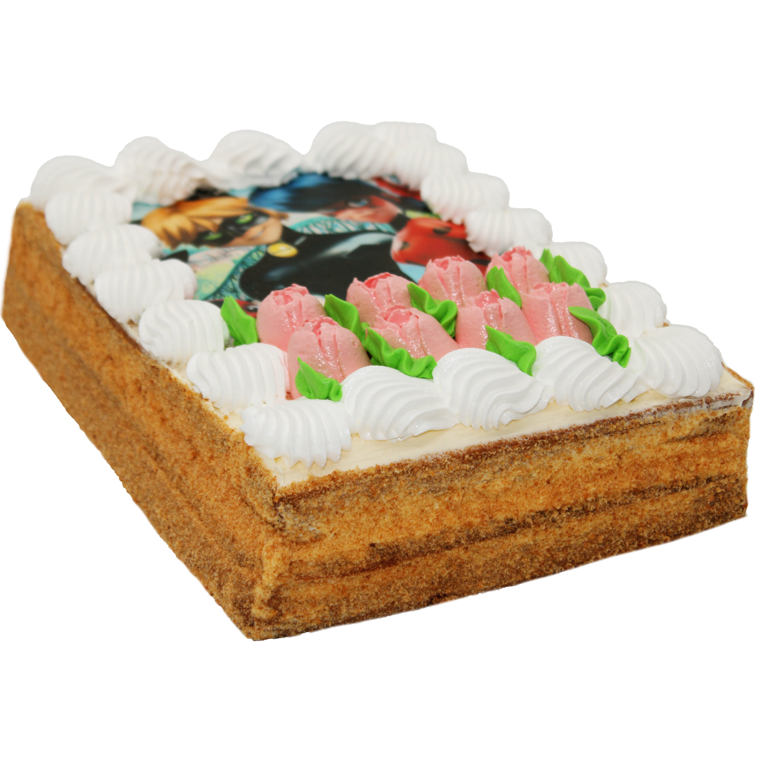 Бисквитный торт "Картинка"